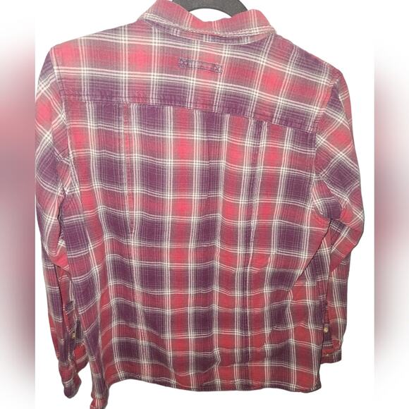 Duluth Women's Purple Red Long Sleeve Plaid Button Up Shirt‎ Size Medium - Picture 6 of 10